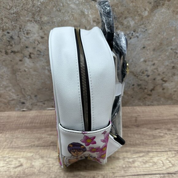 Bioworld Mini Backpack JOJO's Bizarre Adventure Golden Wind Floral Multicolor - Picture 5 of 10